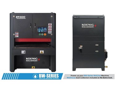 Koenig - Wet Wide Belt Sander with WetForce Extraction | BW800