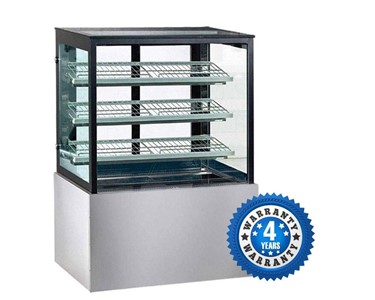Bonvue - Square Glass Heated Food Display 1200 mm – H-SL840V