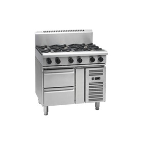 Gas Cooktop 6 Burners Refrigerated Base | RN8600G-RB
