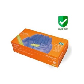 100 pack Premium Nitrile Powder Free Examination Gloves