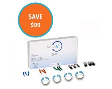 Zest - Dental Wedges | Mega V Ring Clinical Kit (4 Rings + 200 Matrices)