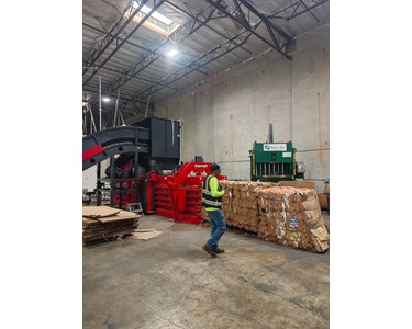 Enerpat - Automatic Tie Baler | Cardboard Baler for Recycling & Waste