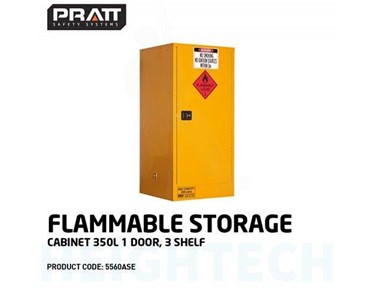 Pratt - 350L 1-Door Flammable Storage Cabinet