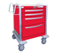 Waterloo Healthcare - Lightweight Aluminium Emergency Cart | Waterloo USRLA-3369-RED