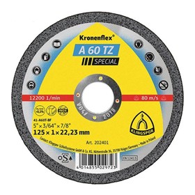 Cutting Disc A60TZ 125 x 1.0 x 22 PK25
