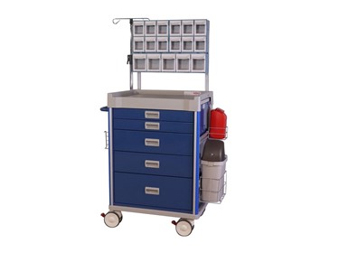 Select Patient Care - Anaesthetic Cart | 5 Drawer Package 1