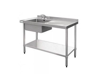 Vogue - Stainless Kitchen Sink with Single Left Bowl | 1200 W x 700 D 