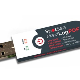 MAXILOG PDF V3 SINGLE USE TEMPERATURE DATA LOGGER 7050-G2