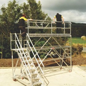 Mobile Access Platform | Adjustable Height Work Platform