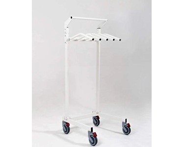 Safeloox - Mobile Lead Apron Rack for 5 One-Piece Aprons - SL-RACK-5OP