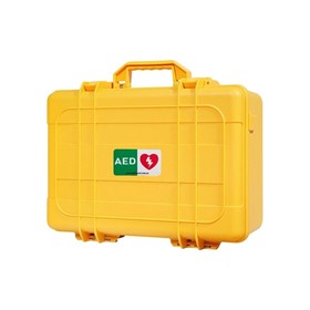 AED Defibrillator Hard Dust and Waterproof Carry Case | Yellow