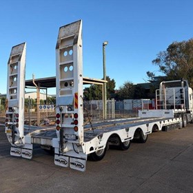 Used Low Loader Trailer | Widener Drop Deck Trailer (2021)