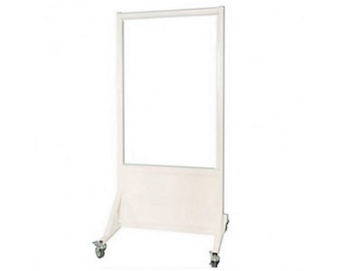 Mobile Leaded Barrier With 75cm W X 120cm H Window
