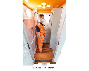 JetBlack - Hands-free Personnel Cleaning Booth