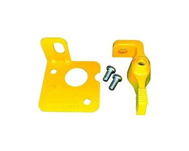 ACOT500 - Isolator Lever Lockout with hasp hole | H 48mm x D 31mm x W 48mm
