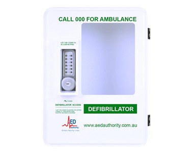ZOLL - ZOLL AED 3 Defibrillator Outdoor Alarmed Keypad Cabinet Bundle