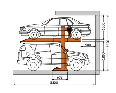 AAQ Autolift - Car Stacker Post Parking Lift | AutoLift AL-1118 