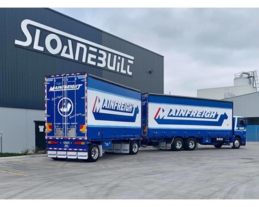 Efficient Curtainside Tautliner Trailers | Sloanebuilt