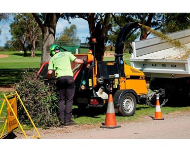 Forst - ST8D - 8inch Towable Woodchipper | 45HP Kubota Diesel