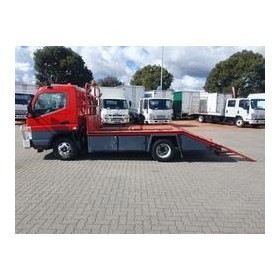 Used Beavertail Truck | Canter 515 Wide 2-Tonne Beavertail with Ramps