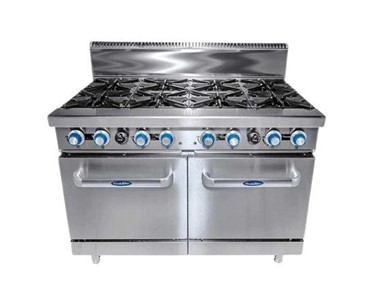 CookRite - 8 Burner Gas Cooktop Oven