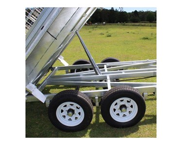 10×6 Galvanised Hydraulic Tipper Trailer