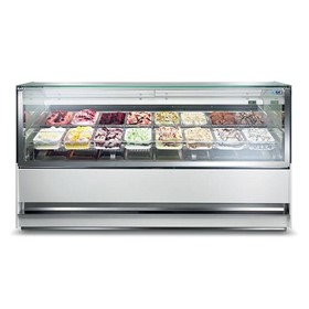 Gelato Display Cabinet | 3D Show Cabinet