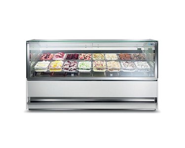 Gelato Display Cabinet | 3D Show Cabinet