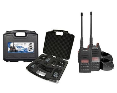 Rechargeable Handheld UHF CB Radio | Crystal Twin Pack 5W