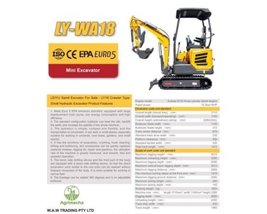Mini Excavator 1.8T