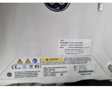 GE - Venue 40 | Ultrasound Machine | EX3073