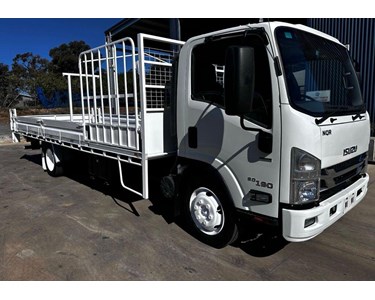 Isuzu - Used Tray Truck with Loader | 2018 NQR 80/190