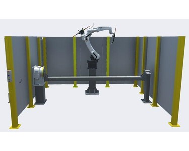 Orion Automation - Panasonic TM2000WG4 Single Station robot weld cell – Positioner system