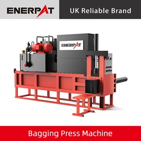 High-Density Automated Horizontal Bagging and Baling Press Machine