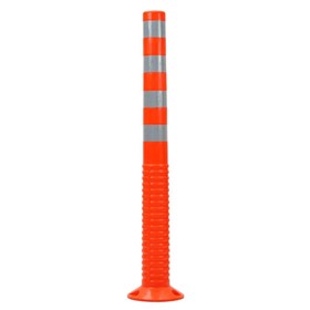 Bollard Flexible Orange 1 Metre High | BFlex-O-1M