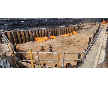 SafeSmart Access - Edge Protection | Sheet Pile Edge Protection Post