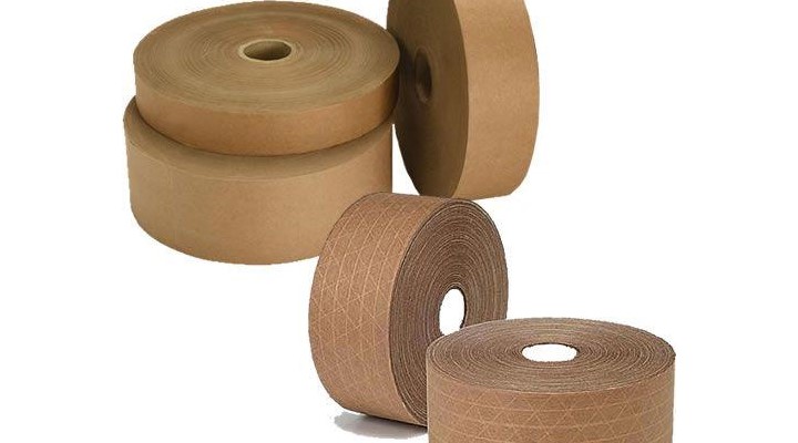 Water Activated Tape - standard and reinforced
