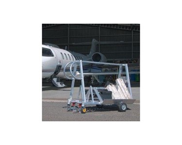 SafeSmart Aviation - Aviation Utility Trolley | Cone & Chock Trolley