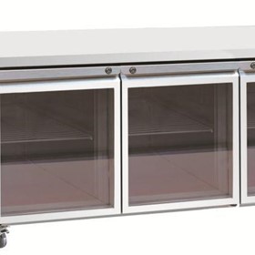 3 Glass Door Under Bench Fridge | D700