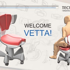 A new arrival at Tecnodent: the revolutionary VETTA operator’s chair is here!