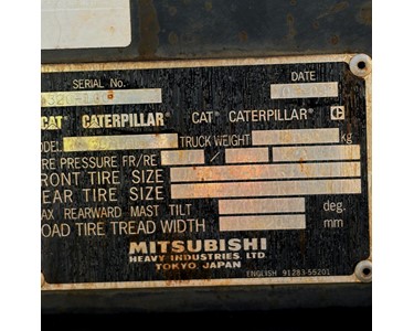 Cat - Used Cat 8.0T Diesel Forklift