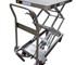 Castors & Industrial - Stainless steel top scissor lift trolley