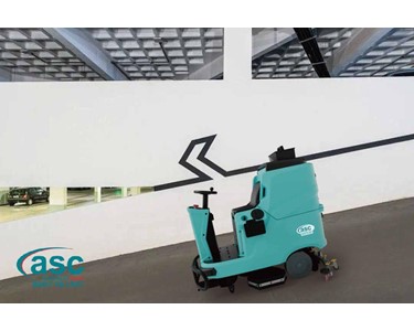 Ride On Floor Scrubber 6.5km/hr | ASC T86