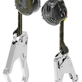 V-TEC Twin Leg Mini Personal Fall Limiter 3m w/ Alloy Scaff Hooks