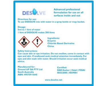 Desolve - Organic Multipurpose Disinfectant    