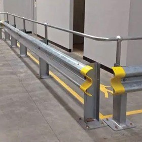 Ball Fence Guardrail System - Modular Hand/Knee Rail System