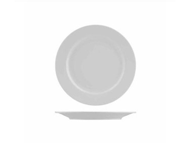 Incafe - Food Plate - 227mm Plate Round Wide Rim 4/24