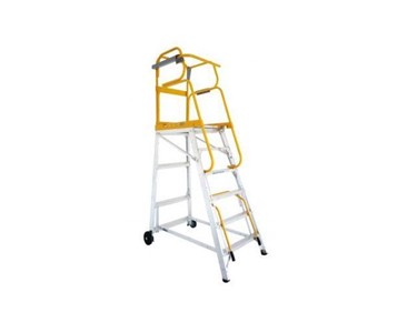 Stockmaster - Order Picking Ladder | Mobile Terrain Platform Ladders