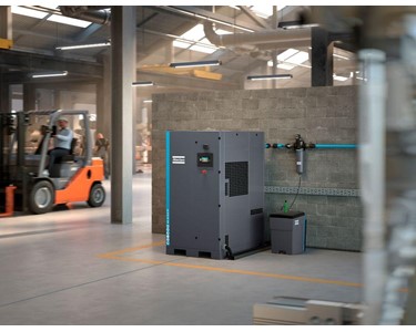 Atlas Copco - Oil-injected Dual-speed Rotary Screw Air Compressor | GA FLX