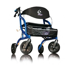 Bariatric Walker | eXcursion Rollator XWD - Pacific Blue